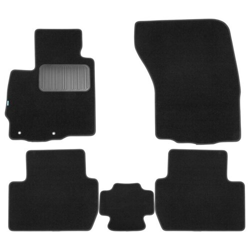 фото Коврики в салон klever premium mitsubishi outlander, 2012-2015, 5 шт. (текстиль)