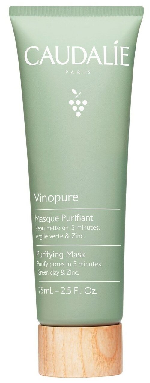 Caudalie Маска для лица Vinopure очищающая, 75 мл