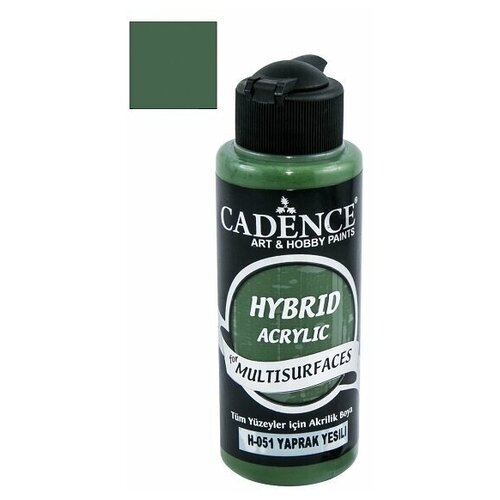 фото Акриловая краска cadence hybrid acrylic paint, 120 ml. leaf green-h51