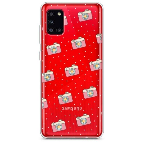 фото Силиконовый чехол "фотоаппарат фон" на samsung galaxy a31 / самсунг галакси а31 case place