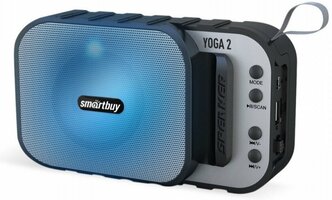 Портативная колонка SmartBuy YOGA 2, 5 Вт, Bluetooth, MP3, FM-радио (SBS-5040), черная
