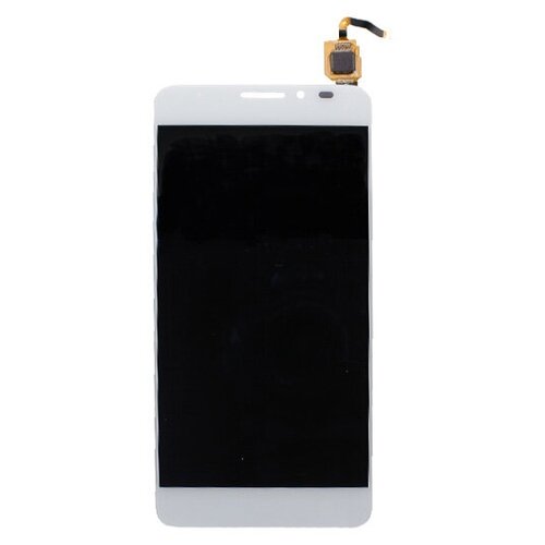 Дисплей для Alcatel One Touch 6043D Idol X+ в сборе с тачскрином (белый) дисплей экран в сборе с тачскрином для alcatel one touch idol x 6043d черный