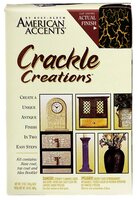 Спрей Rust-Oleum American accents Crackle Creations эффект трещин, черный на золоте, черный на золоте