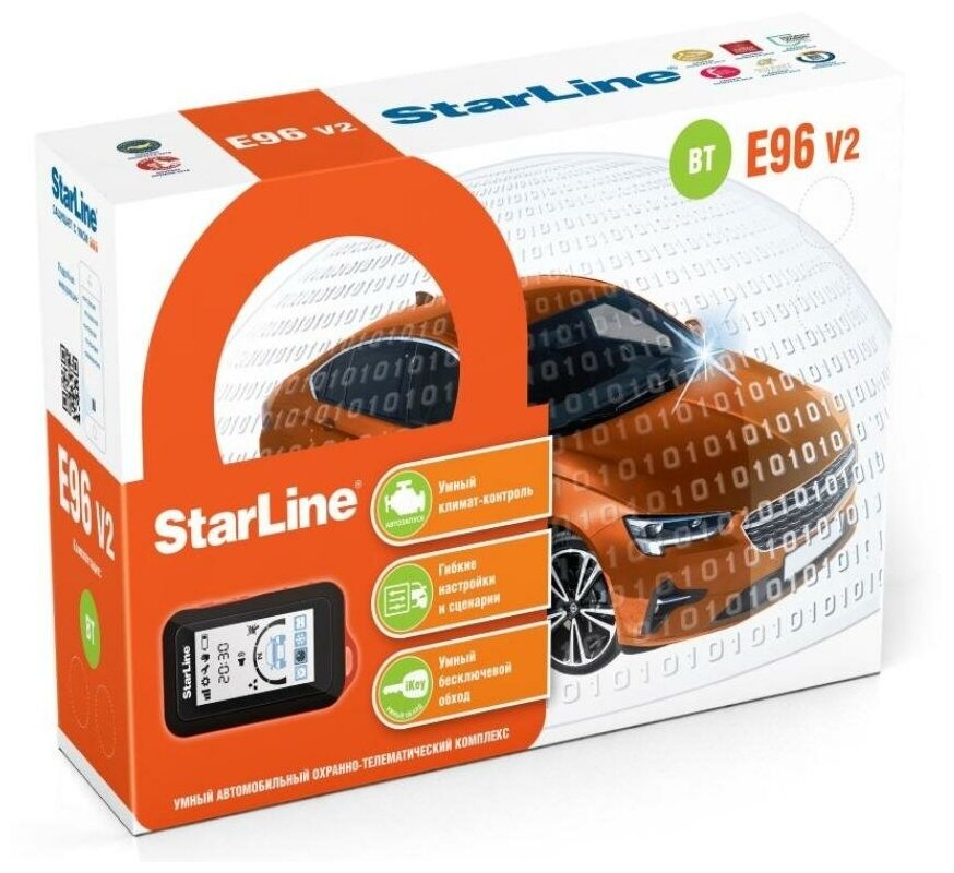 Автосигнализация Starline E96 V2 BT 2CAN+4LIN