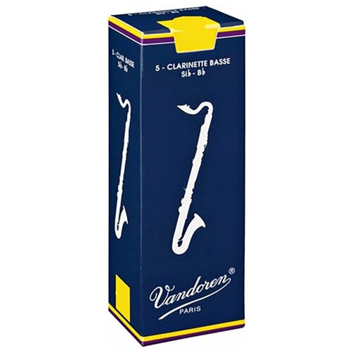 Трости для бас-кларнета Vandoren CR122 vandoren cr1025 трости для кларнета bb традиционные 2 5 10шт
