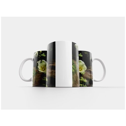 фото Кружка "мальва, alcea rosea, цветок" 320 мл lotsprints