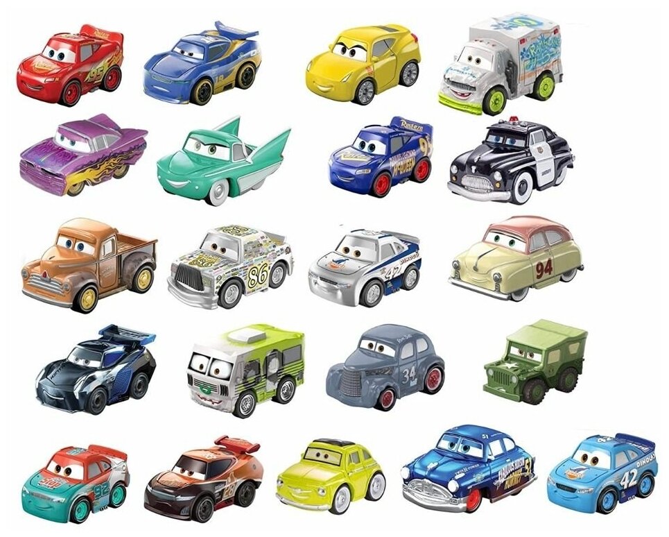 Имена машинок из мультика тачки с картинками