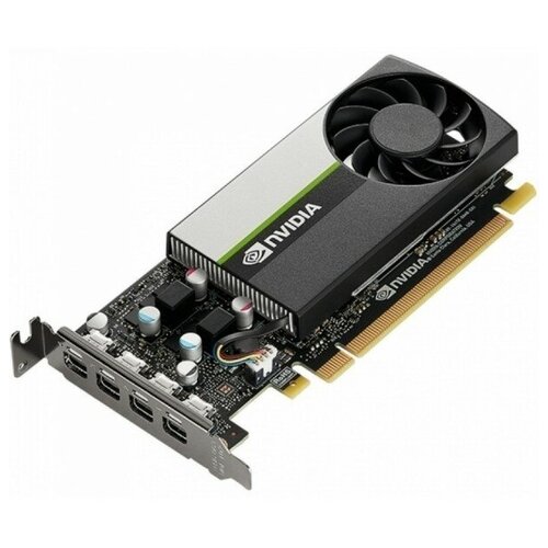 Видеокарта Graphics Card NVIDIA T1000 4GB 4mDP BOX FH bracket Z2 G5 SFFTower Z2 G8 SFFTower Z4 Z6 Z8 3390000₽