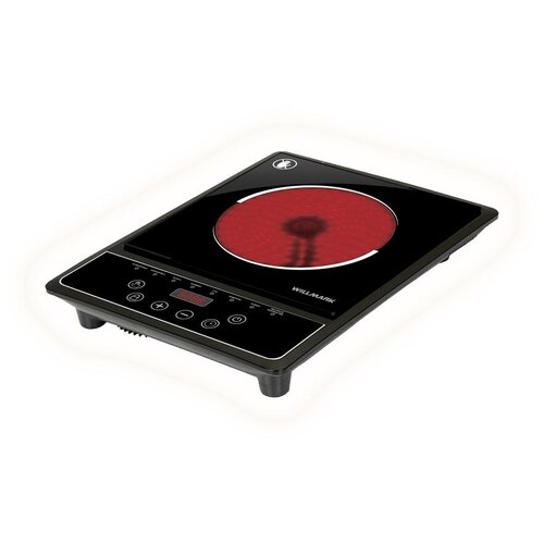 Плита стеклокерамическая WILLMARK WCP-676B 2000Вт 1 конф 8 уровней темп 6 программ Черный 268000₽