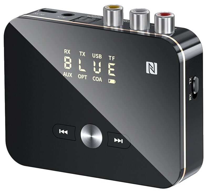 Аудио адаптер NFC BLUE Bluetooth 5.0