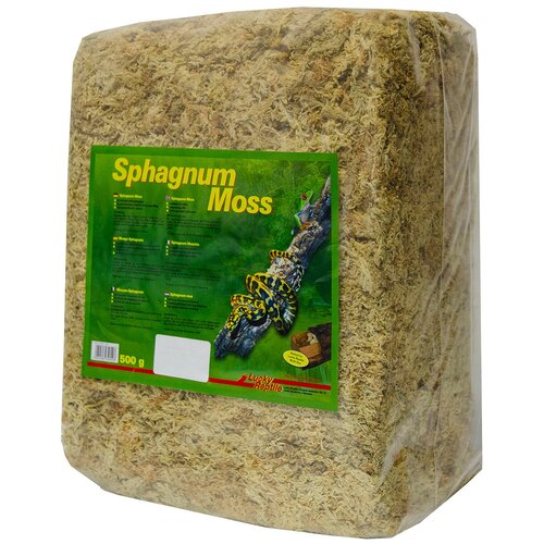 Мох для террариума LUCKY REPTILE Sphagnum, светло-бежевый, 500гр (Германия) мох сфагнум