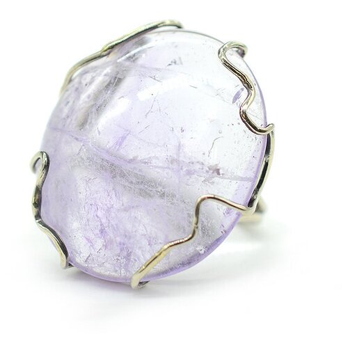 Кольцо Радуга Камня, аметист, размер 19, фиолетовый кольцо радуга камня аметист размер 18 голубой фиолетовый