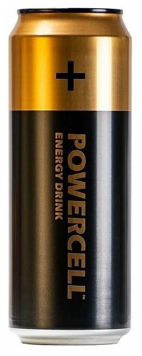 Энергетический напиток POWERCELL (Пауэрселл) Energy Drink Original (Оригинал) 0,45 л х 12 банок - фотография № 2