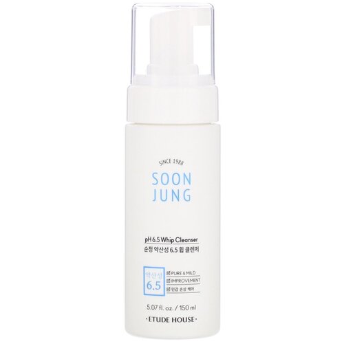 Etude пенка для умывания с уровнем pH 6.5 Soon Jung Whip Cleanser, 150 мл, 270 г