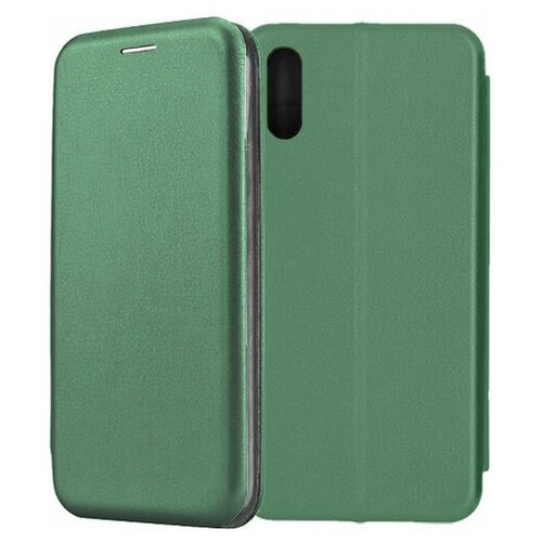 Чехол-книжка Fashion Case для Xiaomi Redmi 9A зеленый