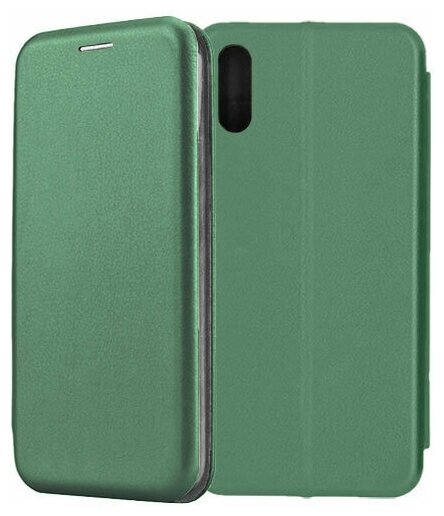 Чехол-книжка Fashion Case для Xiaomi Redmi 9A зеленый