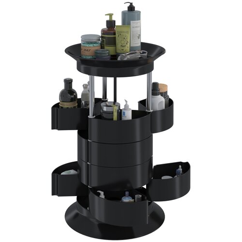 Тумба для ванной комнаты GiroCo Luisa, 49х49х83 см, 12 ящ., серый