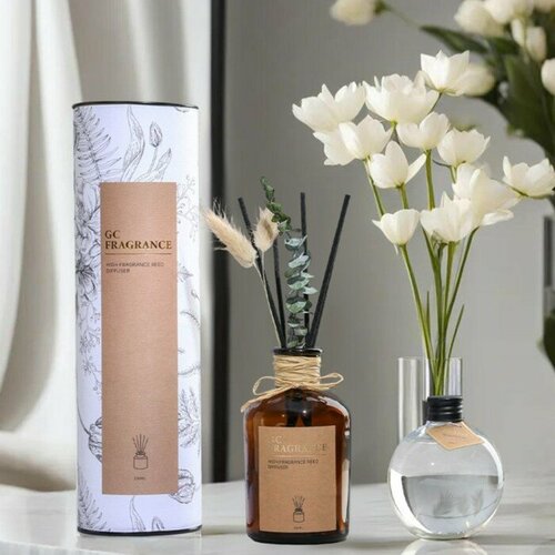 Набор для ароматизации помещений в тубусе диффузор 230 мл аромамасло красное дерево 1шт 1322₽