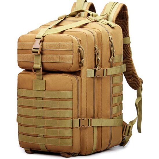 Рюкзак тактический Tacteam TT-011 военный армейский походный, бежевый, 40 л
