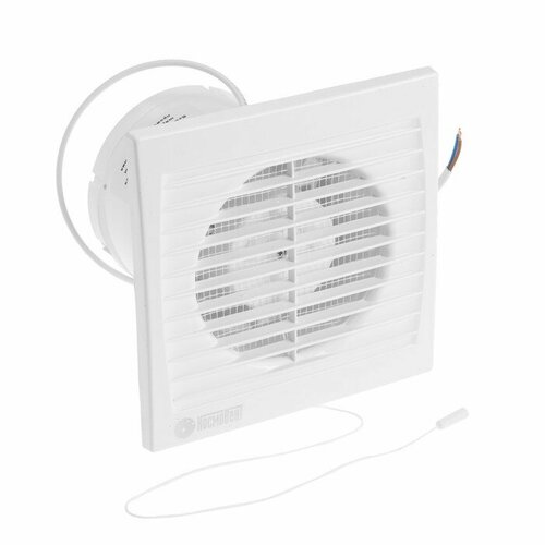 Вентилятор вытяжной КосмоВент В100ВК-окш d100 мм 144 мч с выключ обр клапан подш 1759₽