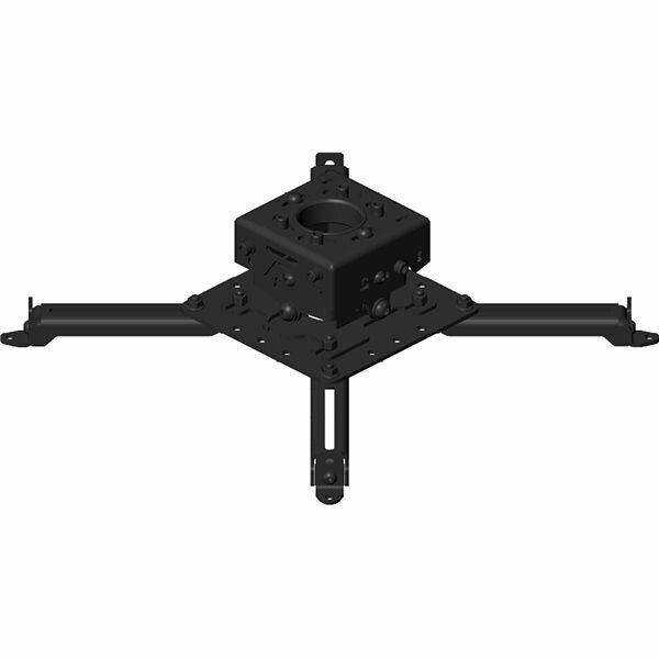 Потолочный кронштейн с микрорегулировками для проектора весом до 35 кг Wize Pro PR4XL-B (чёрный)