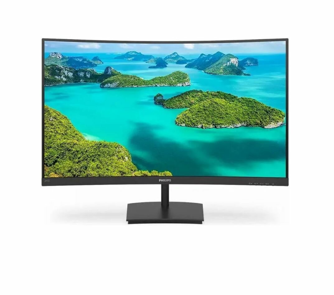 Монитор 23.6" Philips 241E1SC(00/01) 1920*1080 HDMI VGA, черный