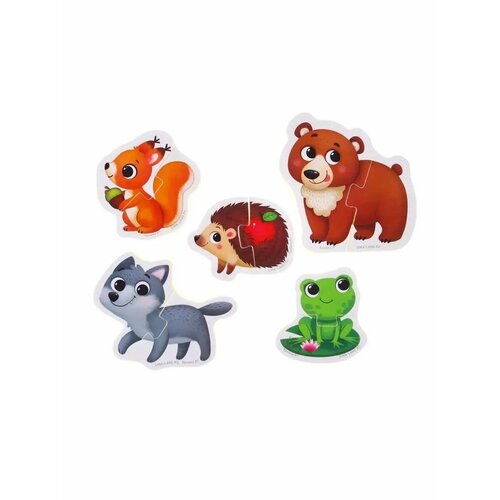 Макси - пазлы для игры в ванне 10 деталей 270₽