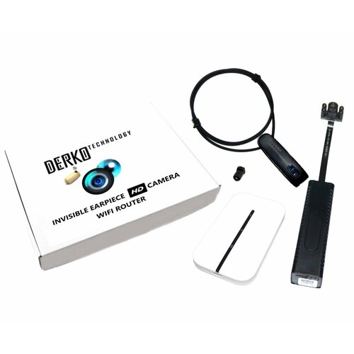 Микрокамера и Wi-Fi роутер с гарнитурой Bluetooth и микронаушником Mega 8 мм 3550000₽