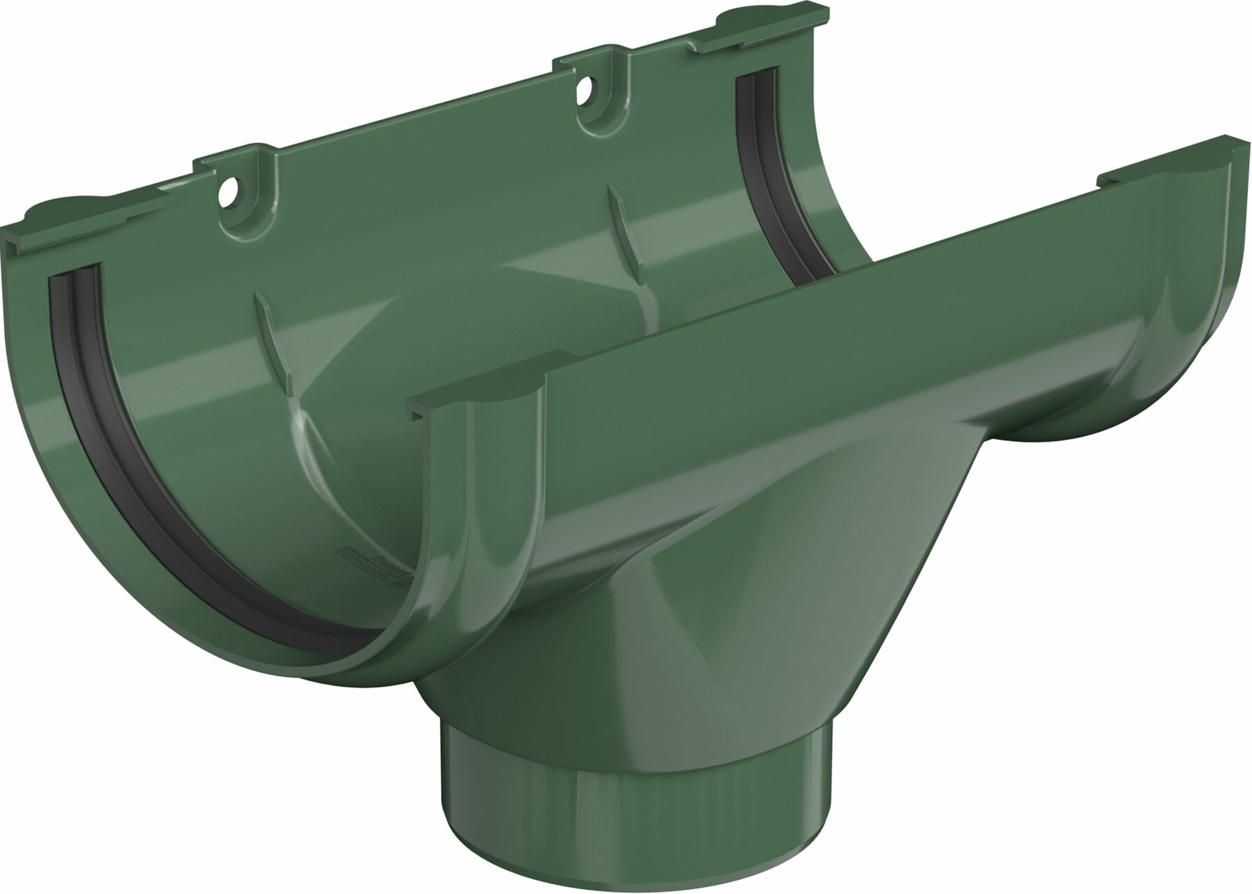 Воронка желоба ПВХ Технониколь Оптима 14 мм цвет зеленый