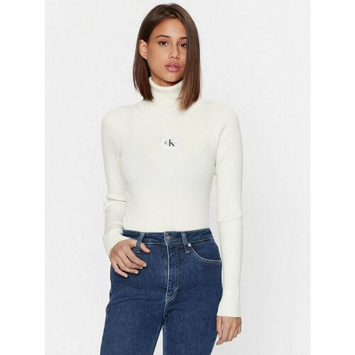 фото Водолазка calvin klein jeans, размер l [int], экрю