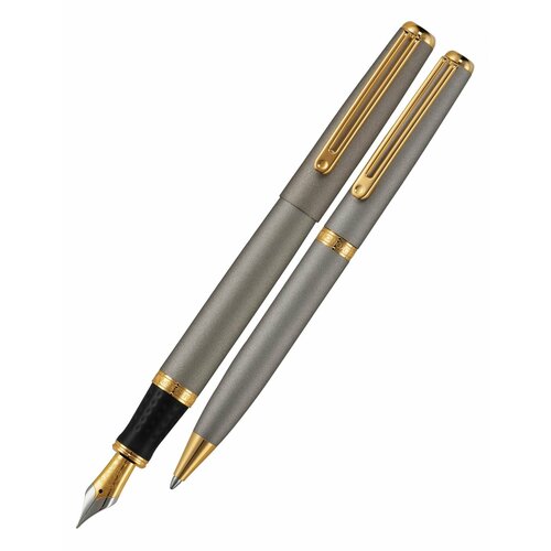 Набор ручек: перьевая и шариковая INOXCROM Wall Street Stone
