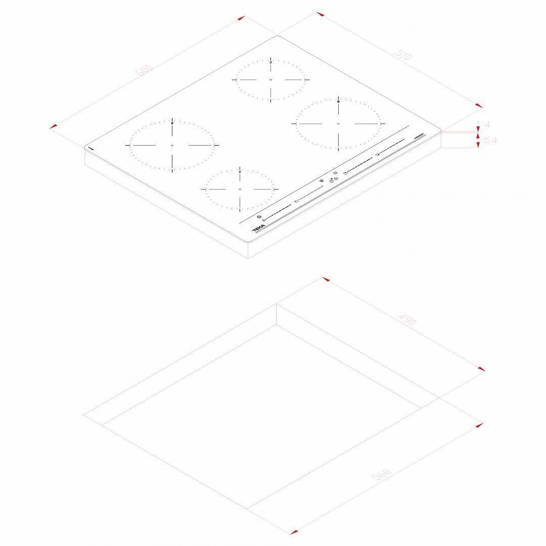 Индукционная варочная панель TEKA IBC 64010 MSS BLACK, черный Hoff - фото №15