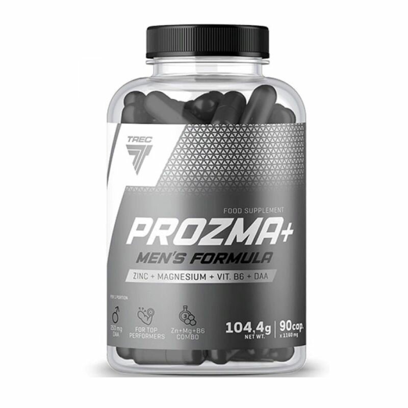 ZMA 90 капс, Trec Nutrition PROZMA, включает цинк магний витамин в6 DAA