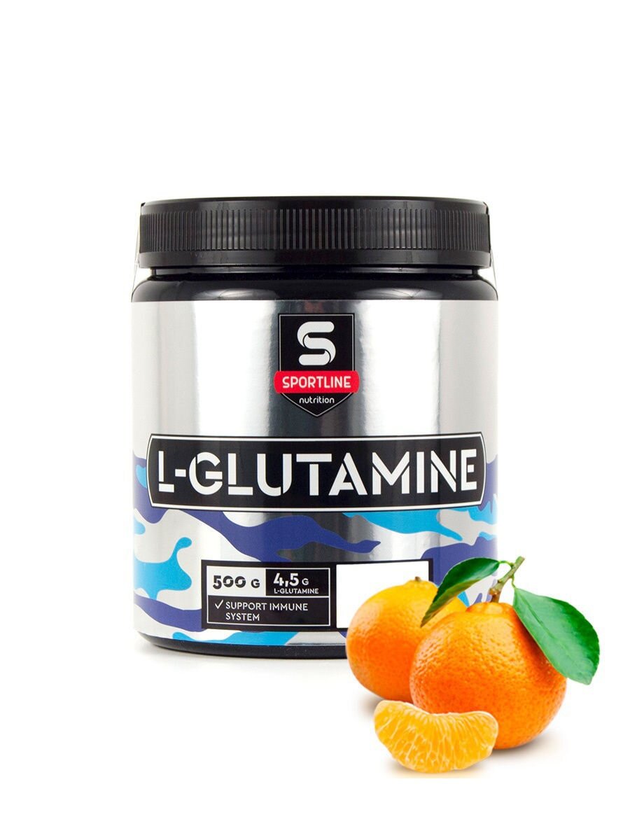 L-Glutamine SportLine Nutrition 500 гр Мандарин