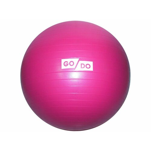 Мяч для фитнеса Anti-burst GYM BALL матовый. Диаметр 85 см: FB-85 1365 г (Малиновый) фитбол sprinter anti burst gym ball fb 85 синий