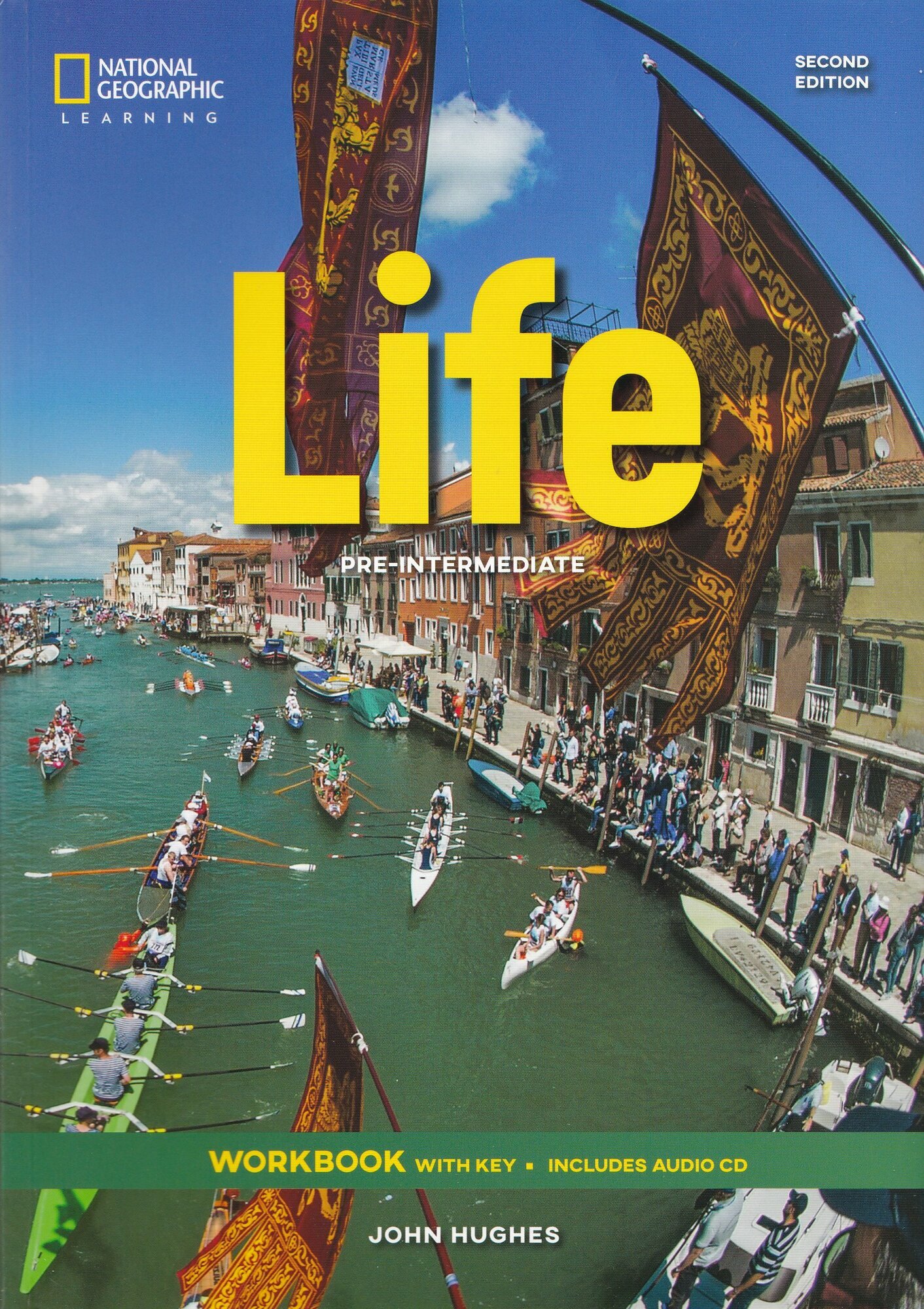 Life Second Edition Pre-Intermediate Workbook + Key + CD