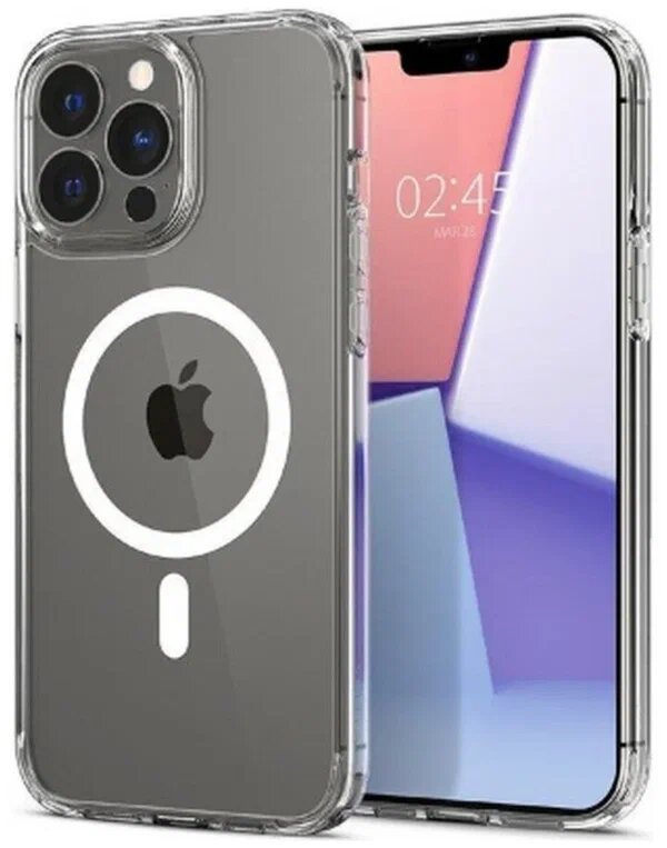 AV-Retail / Чехол силиконовый прозрачный с MagSafe для iPhone 14 Pro Max
