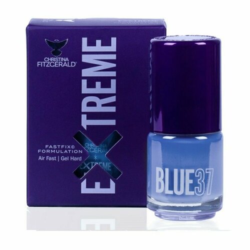 Лак для ногтей - BLUE 37 15 мл Christina Fitzgerald Extreme Blue 37 15 мл лак для ногтей christina fitzgerald extreme blue 15 мл