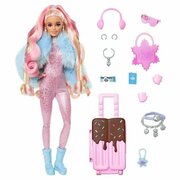 Кукла Barbie Барби-путешественница с чемоданом Extra Fly Snow HPB16