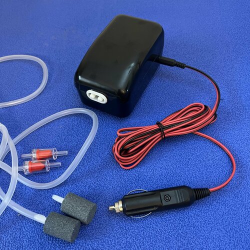 Компрессор 12В от прикуривателя авто для зимней рыбалки на живца 258500₽