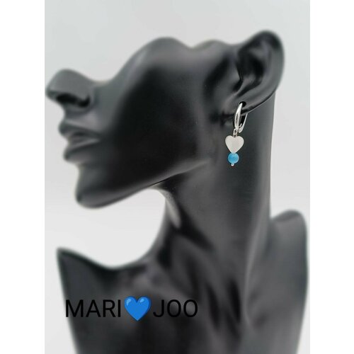 Серьги MARI JOO серебряный голубой белый 699₽