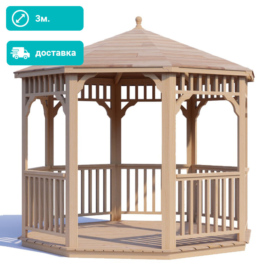 фото Комплект для самостоятельной сборки Перголы №1 без пола