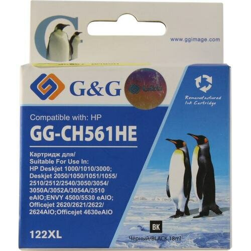 Картридж G&G GG-CH561HE 122 черный G and G - фото №8
