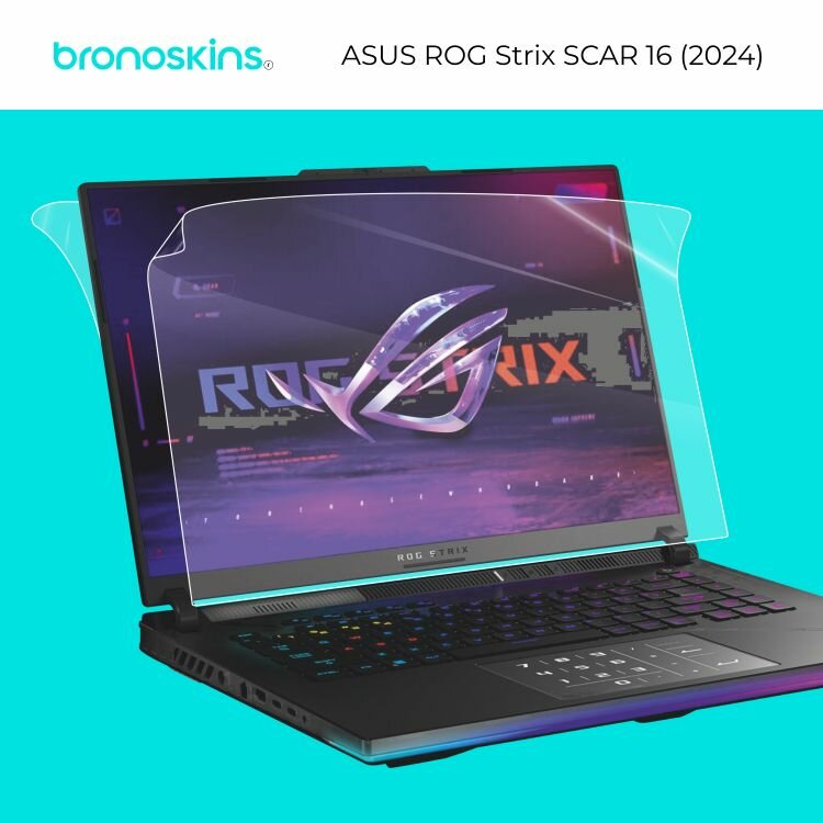 Защитная пленка на верхнюю крышку Asus ROG Strix SCAR 16 (2024) (Матовая)