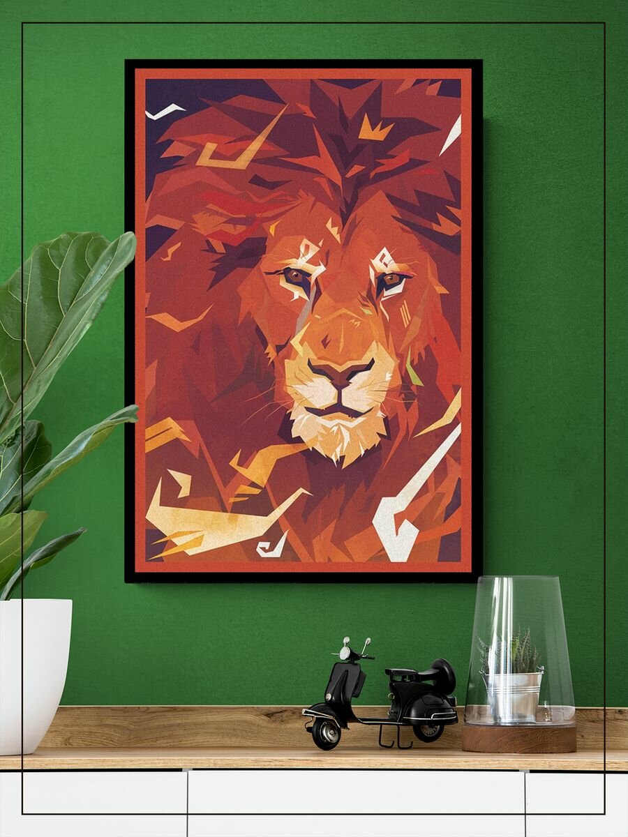 Постер "Animals art. Лев" — фото 1