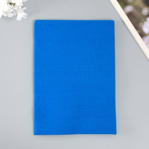 Набор мягкого фетра Астра 3 шт синий 3 мм 400 гр 20х30 см 355₽