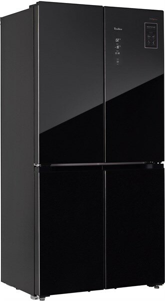 Холодильник TESLER RCD-545I BLACK GLASS