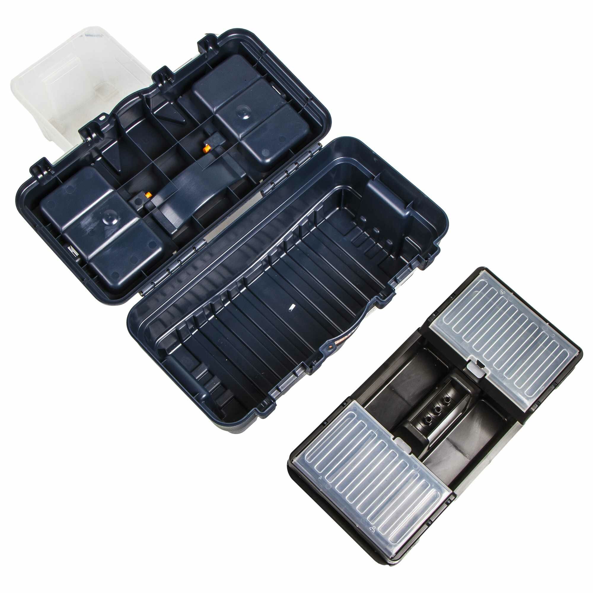 Ящик для инструмента Dexter Formula A Alu500 462х242х256 мм, пластик, цвет синий - фото №2