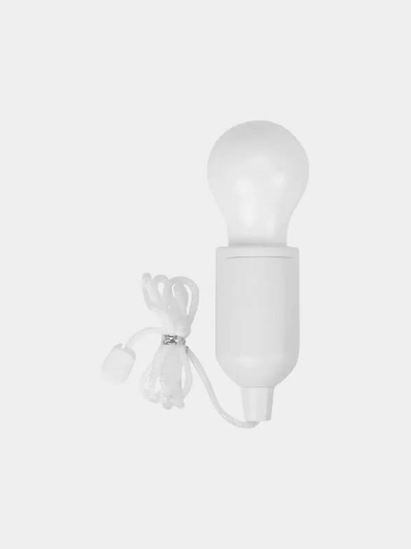 Лампочка-фонарик на шнурке LED Hange Lampe , светодиодный подвесной светильник, белый