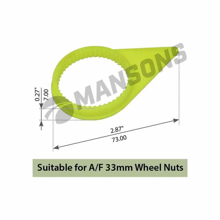фото MANSONS 120.655 Индикатор затяжки гайки колесной (желтый, SW33) MANSONS